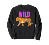 Wild Child Animal RIghts,Animal Leopard Cats Kittens,Zoos Sweatshirt