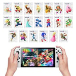 20PCS Mini Amiibo Cartes pour Mario Kart 8 Deluxe Frusde Compatible avec Ninetendo Switch