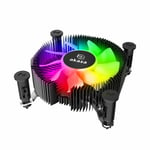 Akasa aRGB Aluminium, Mini-ITX Low-Profile Cooler, LGA1700, 73W TDP, 29.92mm Heatsink (AK-CC6615BP01