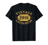 8 years old 8th Birthday Anniversary Best Limited 2016 T-Shirt