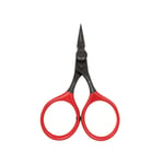 Dr. Slick DR SR37BW Black Widow Arrow Razor Scissor 3 3/4'' Bent Shaft and Red