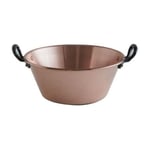 BAUMALU - Bassine à confiture - en cuivre - 26 cm - 3 L