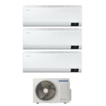 Samsung - windfree avant series 9000+9000+9000 btu inverter trial split air conditioner with aj052txj3kg a++ wi-fi 9+9+9 r-32 - new