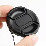 2PCS 58mm Snap On Front Lens Cap Cover for Canon Sony Nikon Fuji Olympus Camera