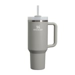 Stanley Quencher H2.0 FlowState Mug Isotherme avec Paille 1.2L - Froid Pendant 11 Heures - Glacé Pendant 48 Heures - Thermos Lavable au Lave-Vaisselle - Gourde Isotherme Sans BPA - Ash