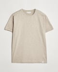 Merz b. Schwanen Organic Pima Cotton Slub Crew Neck T-Shirt Greige