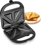 Geepas Toastie Maker | 2 Slice Sandwich Toaster, Cooks Delicious Crispy Sandwic