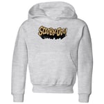 Scooby Doo Retro Colour Logo Kids' Hoodie - Grey - 9-10 Years - Grey