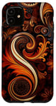 Coque pour iPhone 11 Cachemire marron