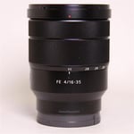 Sony Used FE 16-35mm f/4 Vario-Tessar T* ZA OSS Lens