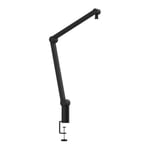 NZXT Boom Mic Arm, Black, Hidden Springs, Tightening Mechanism, Discreet Cable C