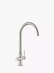 Pronteau by Abode Prothia Swan Slimline 3-in-1 Instant Steaming Hot Water Single Lever Kitchen Tap