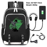 One Piece Anime périphérique sac à dos étudiant sac d'école dessin animé en plein air sac de voyage USB sac de charge sac d'ordinateur One Piece-JJ2440