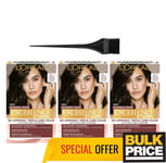 L'Oreal Paris Excellence Universal Nudes Natural Hair Color All Colors 3-Pack