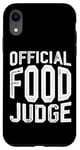 iPhone XR Official Food Judge -- Case