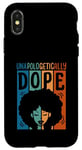 Coque pour iPhone X/XS Unapologetically Black Afro Melanin Femmes Afro-Américaines