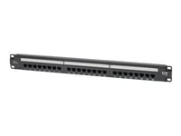 Eaton Tripp Lite Series Cat6 24-Port Patch Panel - Poe+ Compliant, 110/Krone, 568A/B, Rj45 Ethernet, 1U Rack-Mount, Taa - Koblingspanel - Rackmonterbar - Cat 6 - Rj-45 X 24 - Svart - 1U - 19" - Taa-Samsvar