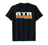 Retro Vintage 70s 80s Style Ayr, United Kingdom T-Shirt