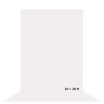 Photo Studio Backdrop, 10 x 20FT / 3 x 6M White Screen Background Fabric Soft Muslin Cloth Accessories for Photography,Video,Television and Game Live (Background Only)