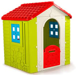 Feber - Wonder House, maison merveilleuse, avec boîte aux lettres, balcon arrière, fenêtres, assemblage facile, pour enfants de 2 à 7 ans