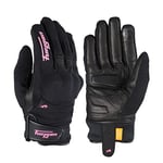 Furygan JET AS D3O Lady - Gants de moto Femme - Cuir de chèvre - Gants Tactiles - Toutes saisons - 100% Waterproof - Doublure respirante et thermique