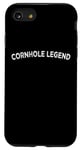 Coque pour iPhone SE (2020) / 7 / 8 Cornhole Champion Pouf poire Toss Team Legend Corn Hole