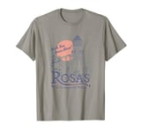 Disney Wish Rosas Wish You Were Here Travel Poster Line Art T-Shirt