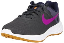 Nike Homme Revolution 6 Sneaker, Anthracite/Vivid Purple-Blackened Blue, 42.5 EU