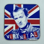 VYVYAN - VERY METAL - The Young Ones Coaster / Bar Mat - Sturdy, Gloss, Original