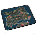 Tapis de souris Pubg map playerunknown's battlegrounds gamer