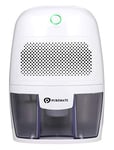 PureMate Dehumidifier 600ml Compact and Portable Mini Air Dehumidifier for Damp, Mould, Moisture in Home, Kitchen, Bedroom, Bathroom, Caravan, Garage Office, Basement - White