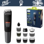 Philips 11-in-1 All-In-One Trimmer, Series 5000 Grooming Kit for Beard, Hair & -
