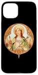 iPhone 15 Plus St Philomena Catholic Girls Teens Vintage Prayer Case