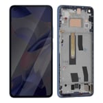 Écran pour Xiaomi 11 Lite 5G NE LCD + Vitre Tactile + Châssis Xiaomi Bleu