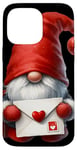 Coque pour iPhone 14 Pro Max Valentines Gnome Dad Heart Love Letter For Valentines Day