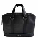 RADLEY Dean Street Black Leather Large Work Bag Laptop Grab Bag  - New -RRP £279