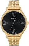 Nixon A12492879-00 Sort/Gul guldtonet stål Ø38 mm