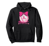 Baseball Player Pink Ribbon Breast Cancer Awareness Costume Pullover Hoodie