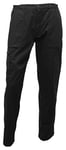 Regatta Pantalon Homme déperlant avec poches Multiples New Action - Long Trousers Homme Black FR: XS (Taille Fabricant: 30")