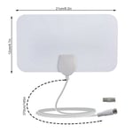 25dBi 200Miles Indoor HD Digital TV Antenna Aerial Signal Amplified 4K 1080P