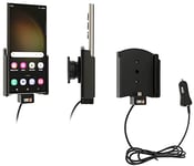 Brodit Support pour Smartphone Samsung Galaxy S23 Ultra SM_S918B/DS - Fabriqué en Suède - avec Fonction de Charge - 721346