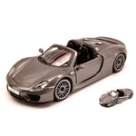 PORSCHE 918 SPYDER 2013 SILVERGUN 1:24 Burago Auto Stradali Die Cast Modellino