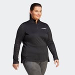 Terrex Multi Half-Zip Long Sleeve T-skjorte (store størrelser)