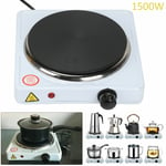 Lloytron 1500W Electric Portable Single Hob Plate Hotplate Mini Cooker E4102WH