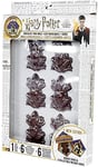 Cinereplicas - Harry Potter - Moule à chocogrenouille avec 6 boites et 12 Cartes Magiques - Licence Officielle