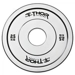 Thor Fitness Fractional Plates, Levypainot Kumipäällyste Paino 2,5 kg