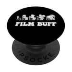 Movie Reviews For Film Buffs Pink Section Clapping Man PopSockets Adhesive PopGrip