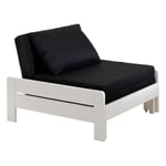 Fauteuil-Lit Convertible Enfant "Pino" 98-207cm Blanc