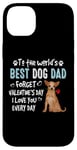 Coque pour iPhone 14 Plus Chihuahua Best Dog Dad Valentines Day Funny Puppy