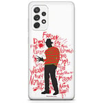 ERT GROUP mobile phone case for Samsung A33 5G original and officially Licensed Horror pattern Nightmare on Elm Street 010 optimally adapted to the shape of the mobile phone, case made of TPU